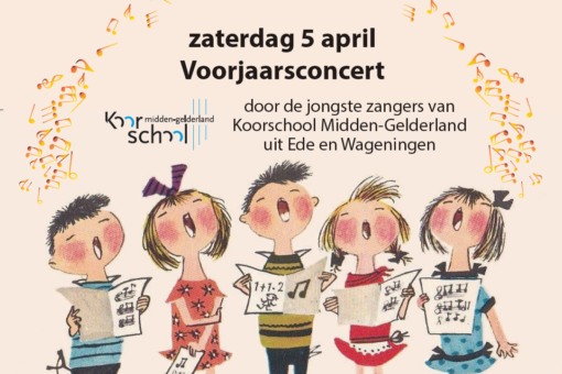 Voorjaarsconcert door de jongste zangers