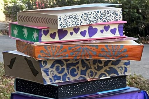 Books & Crafts – Workshop ‘Sprayed Edges’