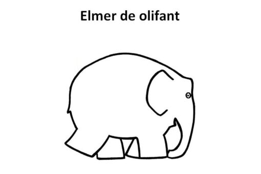 Kleurwedstrijd Elmer (0-12 jaar)